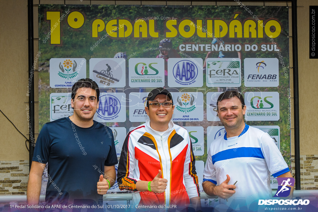 1º Pedal Solidário de Centenário do Sul