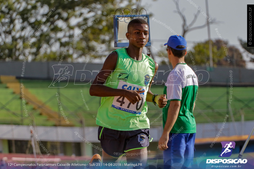 12º CAMP. PARANAENSES DE ATLETISMO SUB-23