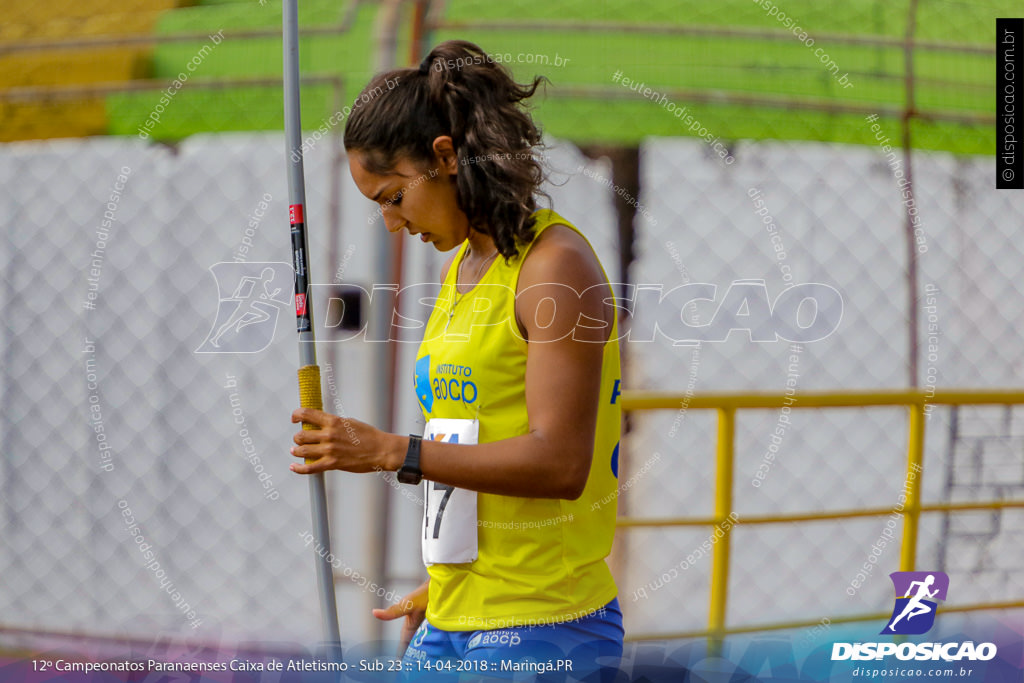 12º CAMP. PARANAENSES DE ATLETISMO SUB-23