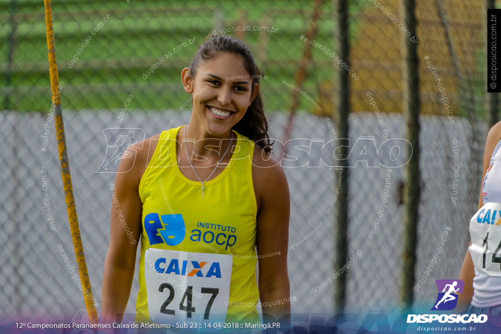 12º CAMP. PARANAENSES DE ATLETISMO SUB-23