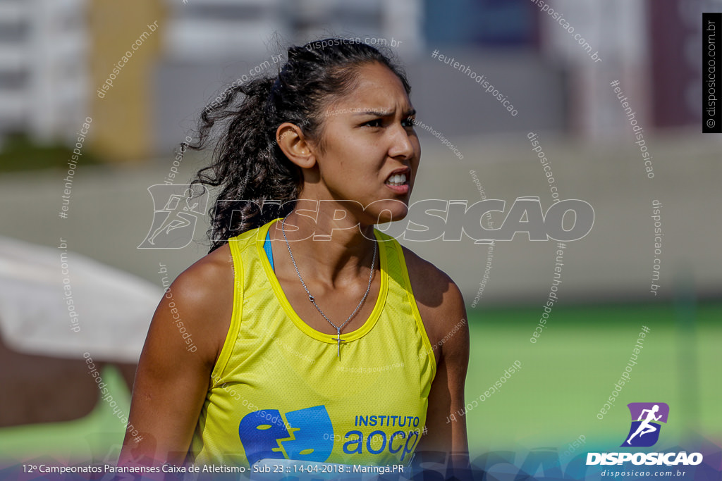 12º CAMP. PARANAENSES DE ATLETISMO SUB-23