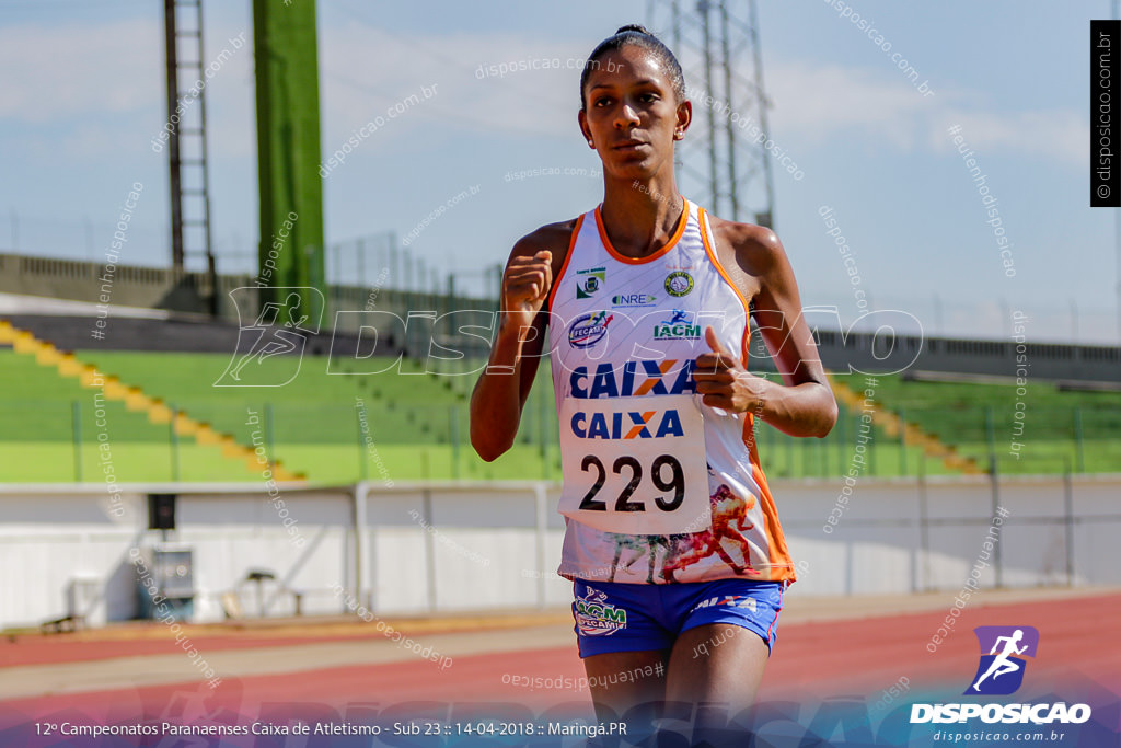 12º CAMP. PARANAENSES DE ATLETISMO SUB-23