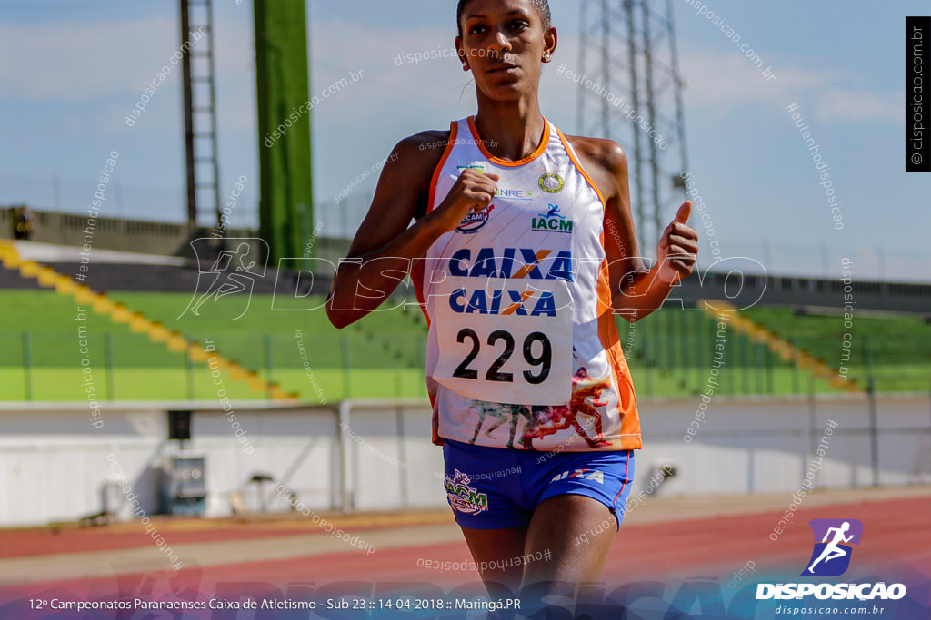 12º CAMP. PARANAENSES DE ATLETISMO SUB-23