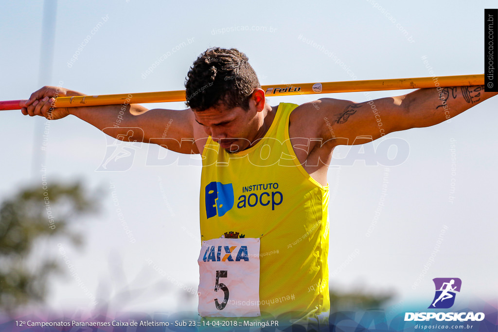 12º CAMP. PARANAENSES DE ATLETISMO SUB-23