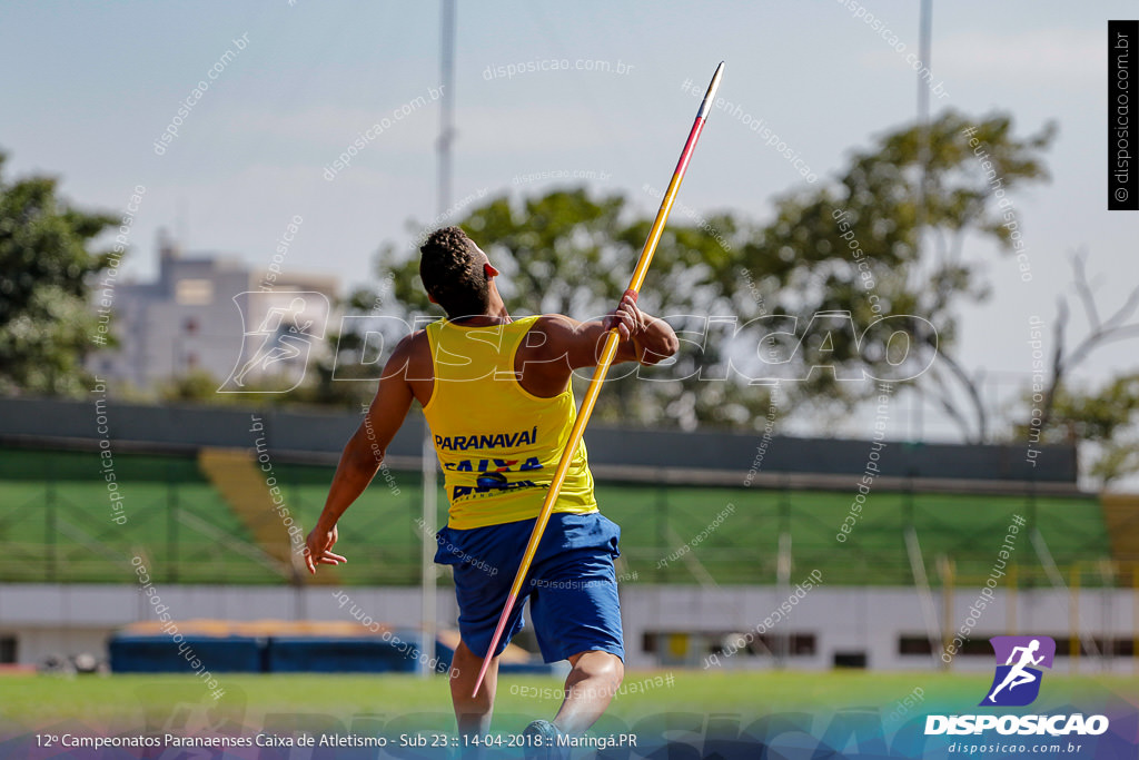 12º CAMP. PARANAENSES DE ATLETISMO SUB-23