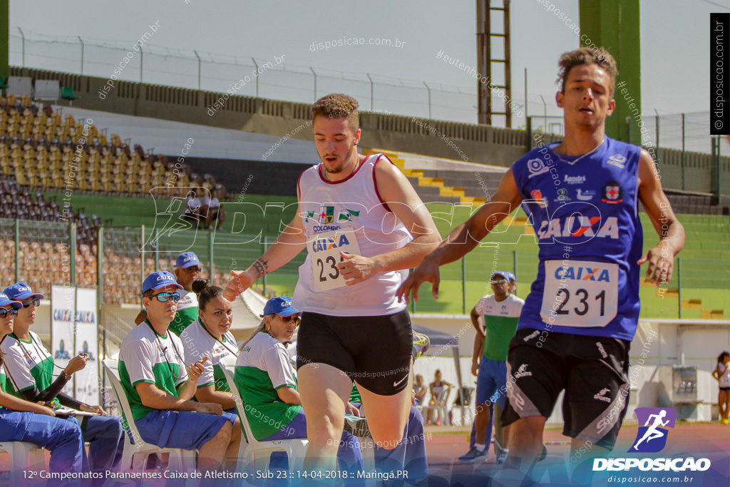 12º CAMP. PARANAENSES DE ATLETISMO SUB-23