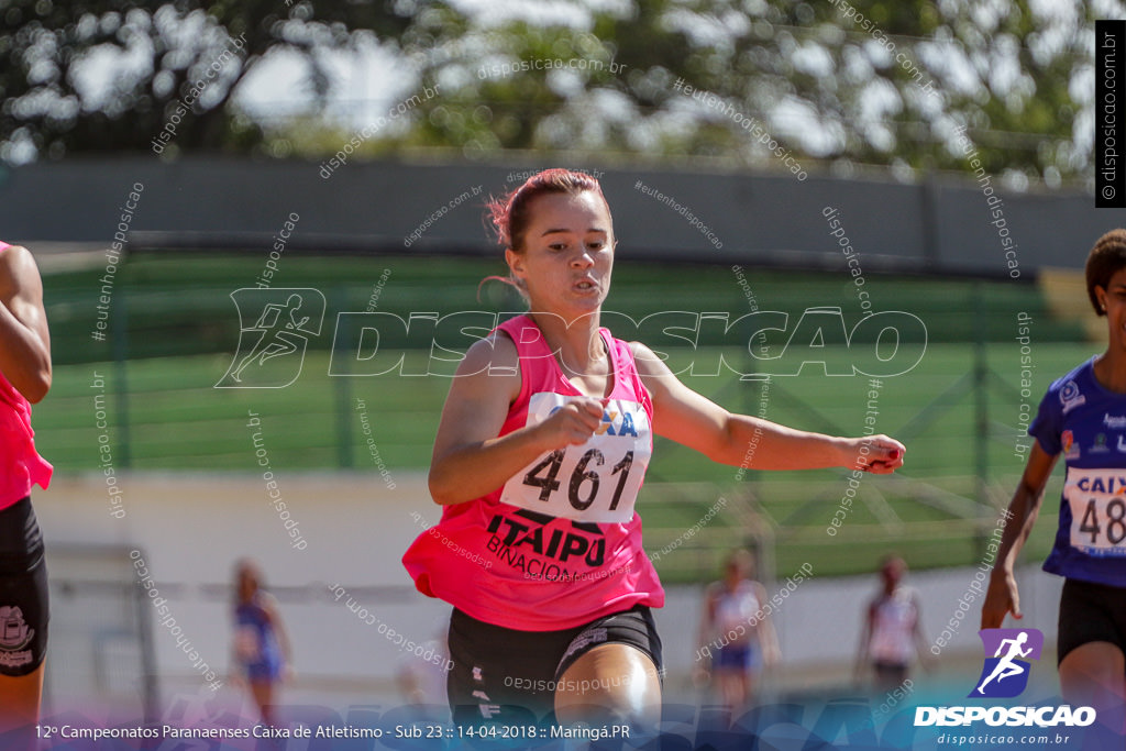 12º CAMP. PARANAENSES DE ATLETISMO SUB-23