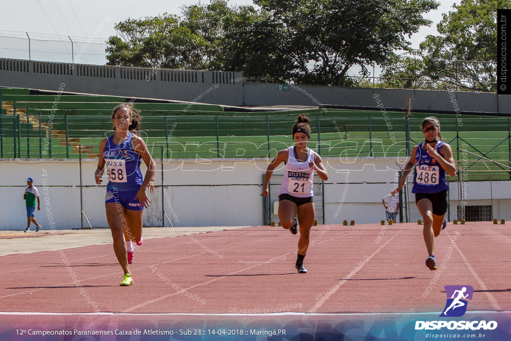 12º CAMP. PARANAENSES DE ATLETISMO SUB-23