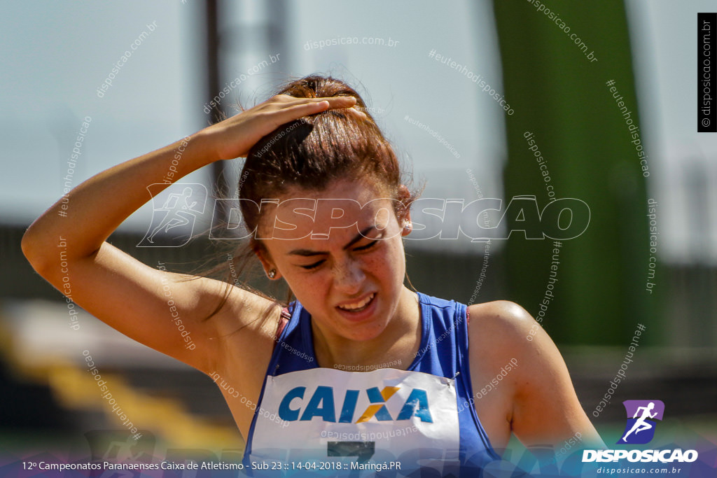 12º CAMP. PARANAENSES DE ATLETISMO SUB-23