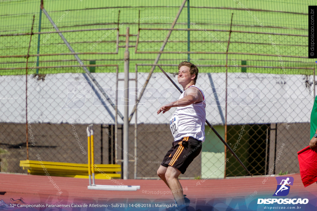 12º CAMP. PARANAENSES DE ATLETISMO SUB-23