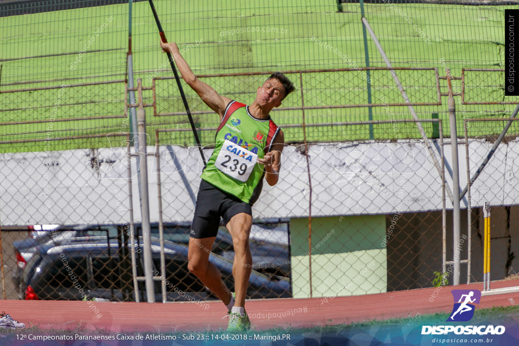 12º CAMP. PARANAENSES DE ATLETISMO SUB-23