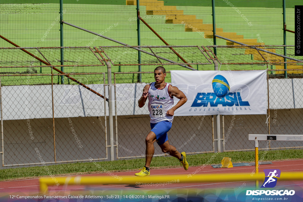 12º CAMP. PARANAENSES DE ATLETISMO SUB-23