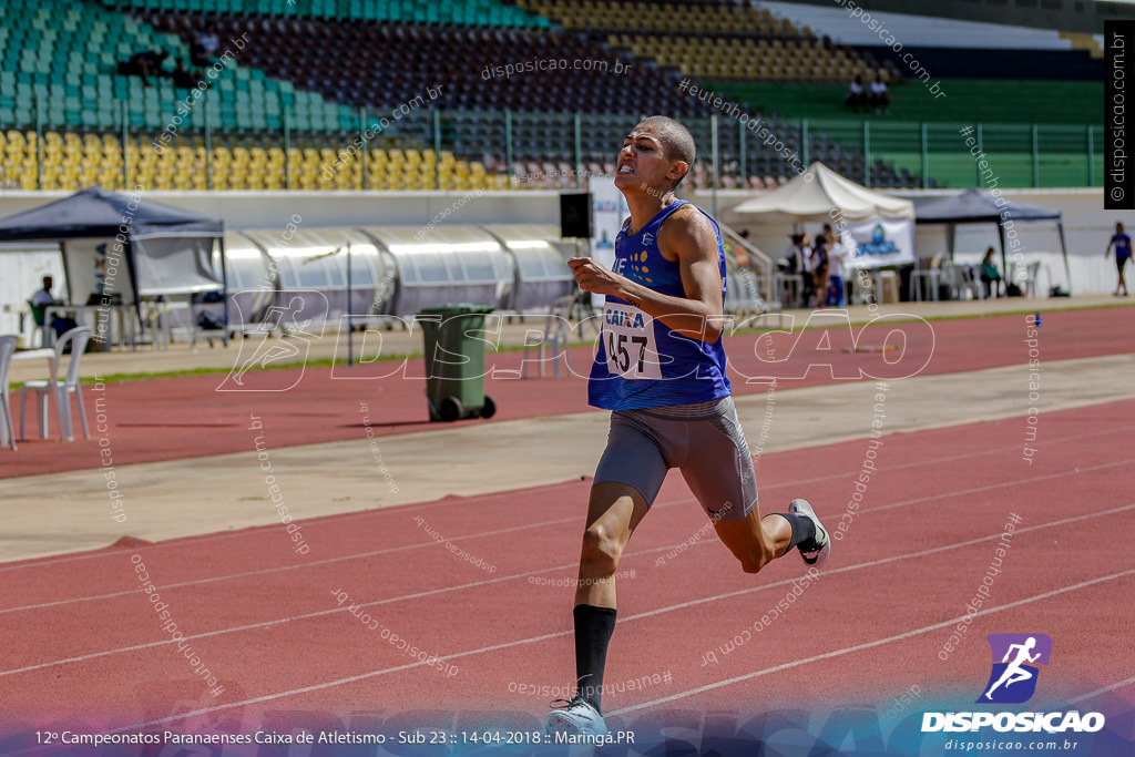 12º CAMP. PARANAENSES DE ATLETISMO SUB-23