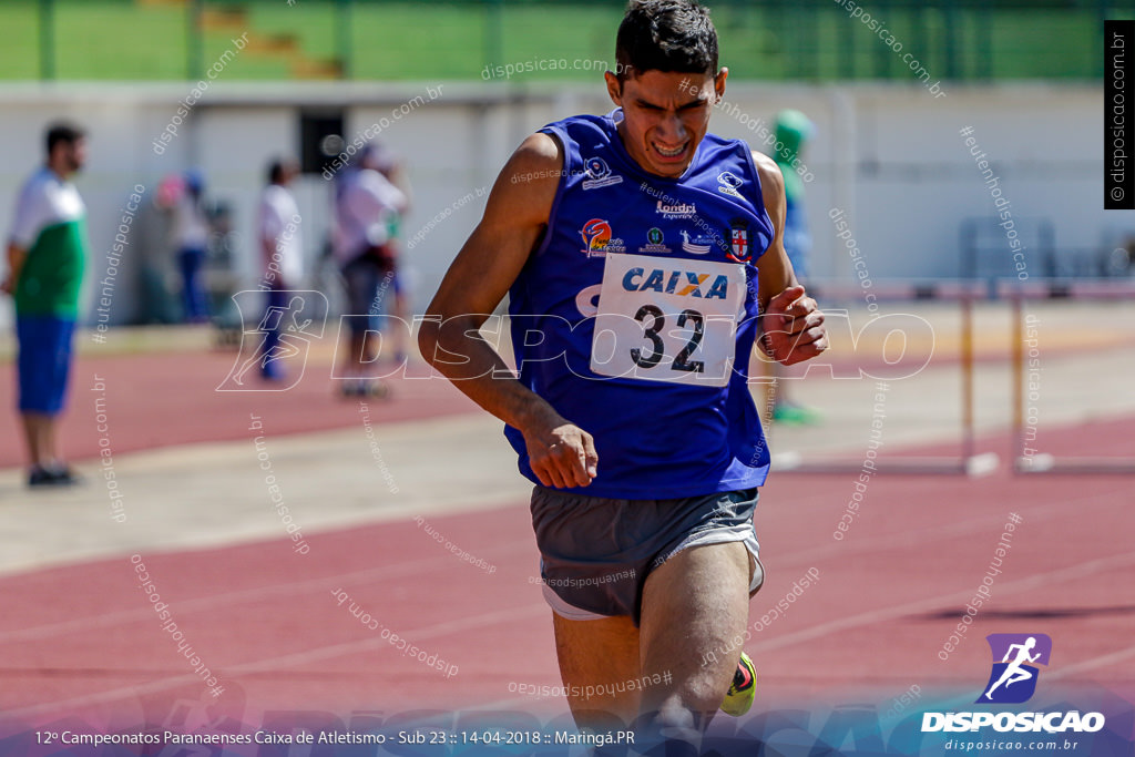 12º CAMP. PARANAENSES DE ATLETISMO SUB-23