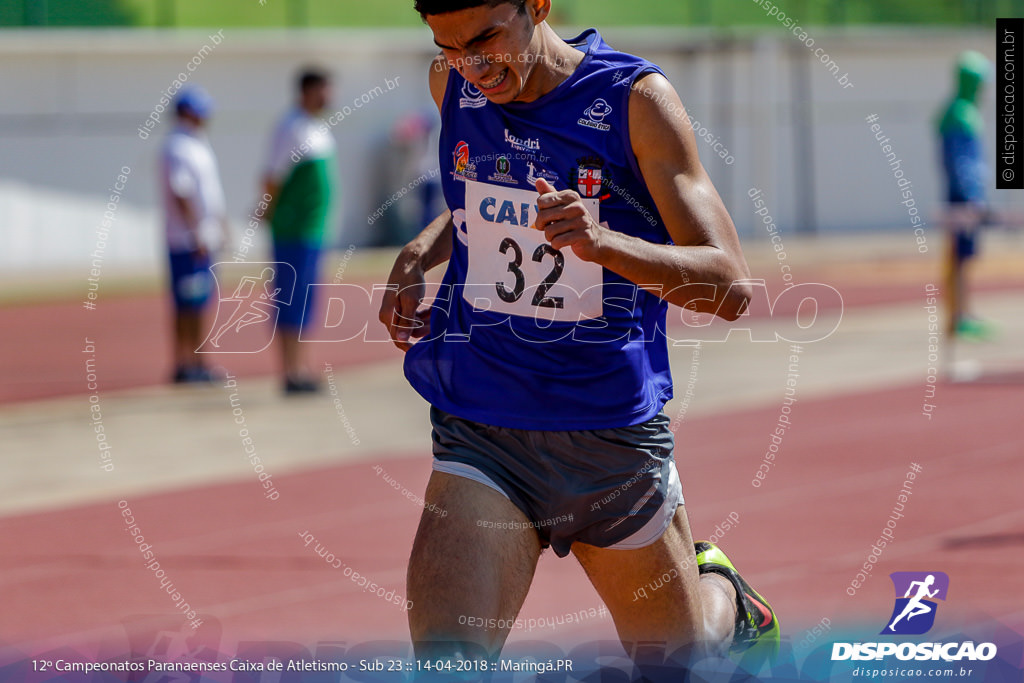 12º CAMP. PARANAENSES DE ATLETISMO SUB-23