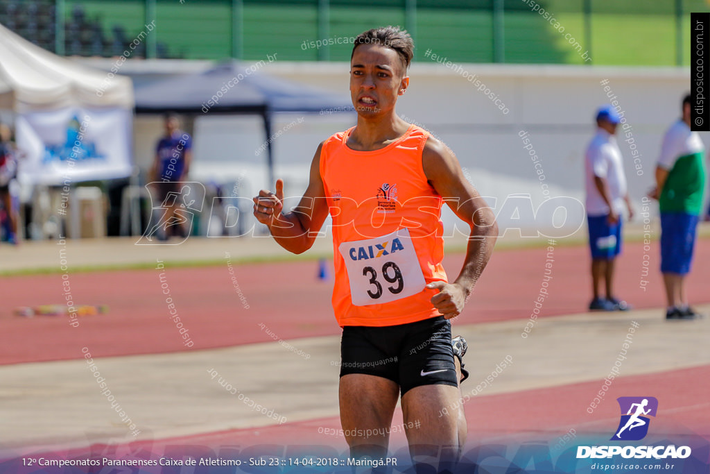 12º CAMP. PARANAENSES DE ATLETISMO SUB-23