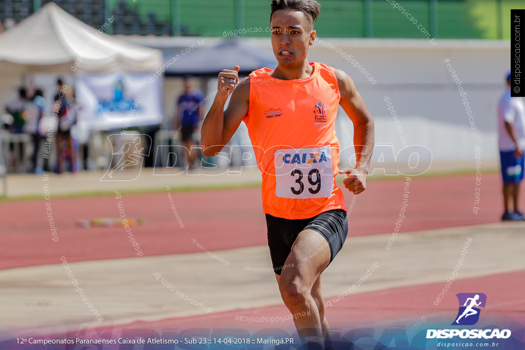 12º CAMP. PARANAENSES DE ATLETISMO SUB-23