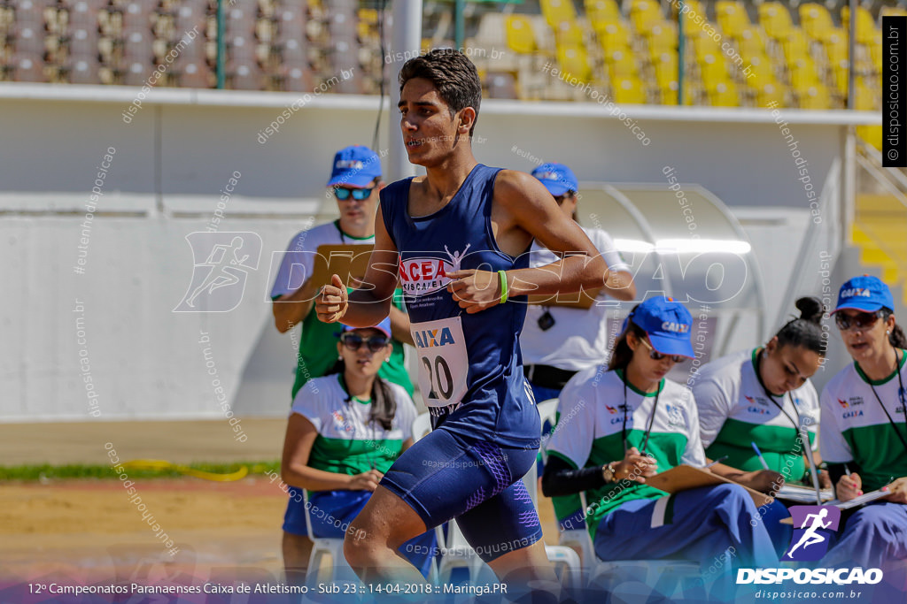 12º CAMP. PARANAENSES DE ATLETISMO SUB-23