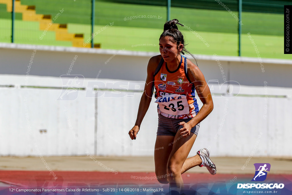 12º CAMP. PARANAENSES DE ATLETISMO SUB-23