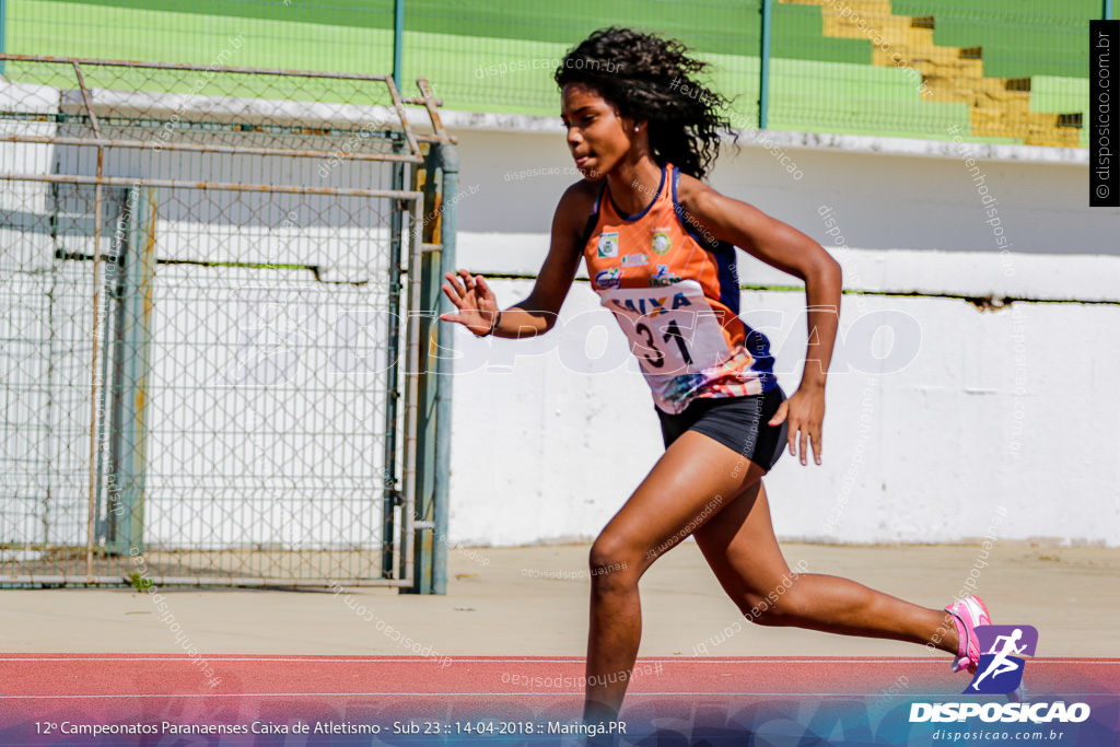 12º CAMP. PARANAENSES DE ATLETISMO SUB-23