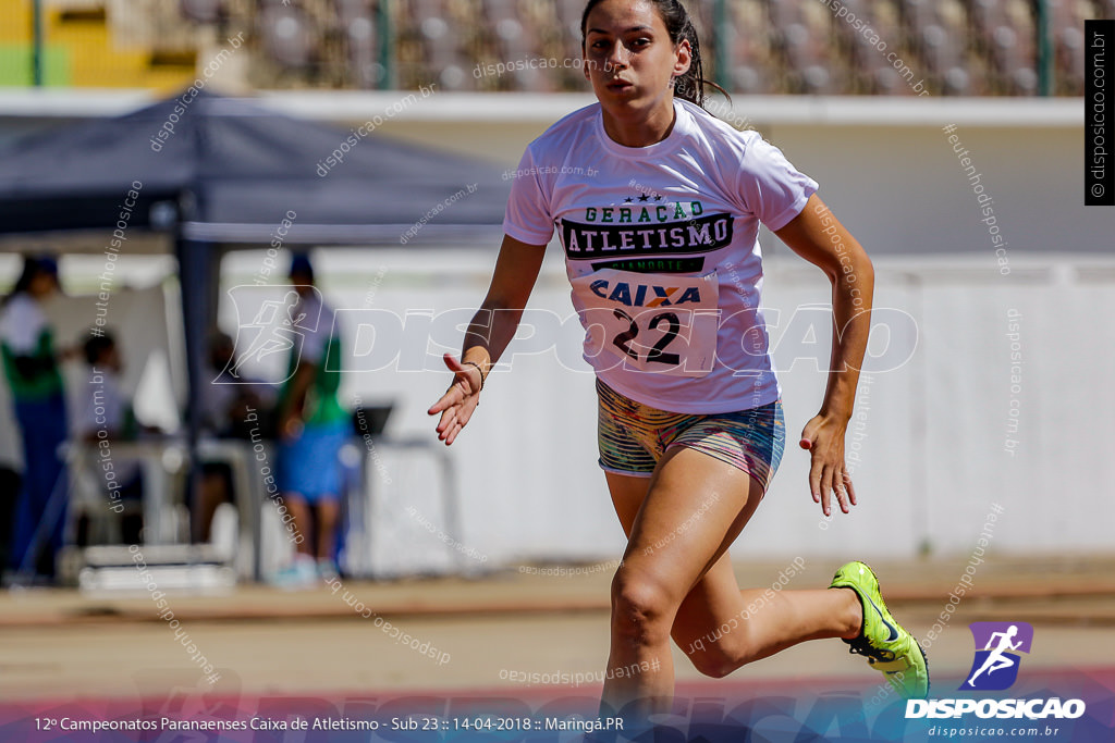 12º CAMP. PARANAENSES DE ATLETISMO SUB-23