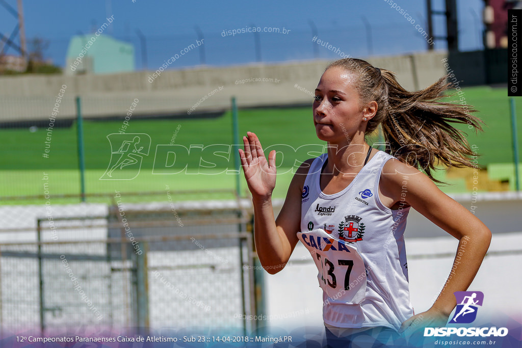 12º CAMP. PARANAENSES DE ATLETISMO SUB-23