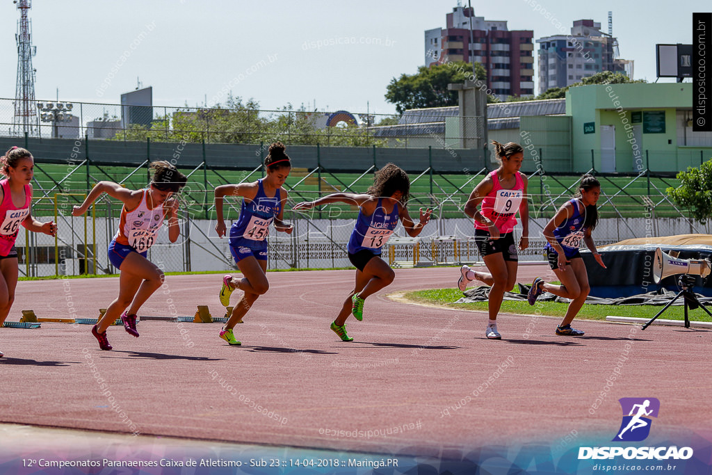 12º CAMP. PARANAENSES DE ATLETISMO SUB-23