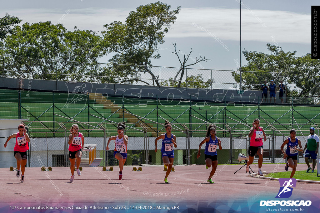 12º CAMP. PARANAENSES DE ATLETISMO SUB-23