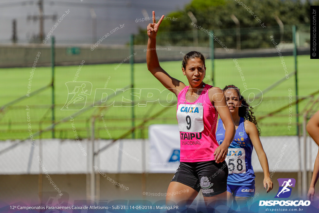 12º CAMP. PARANAENSES DE ATLETISMO SUB-23