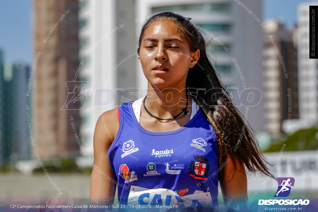 12º CAMP. PARANAENSES DE ATLETISMO SUB-23