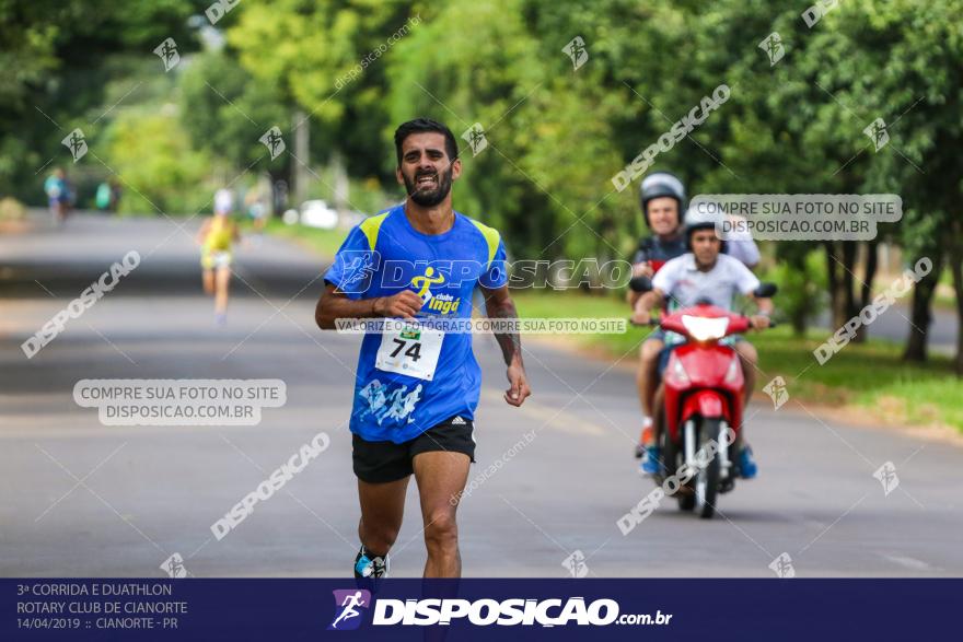 3ª Corrida E Duathlon Rotary Club De Cianorte