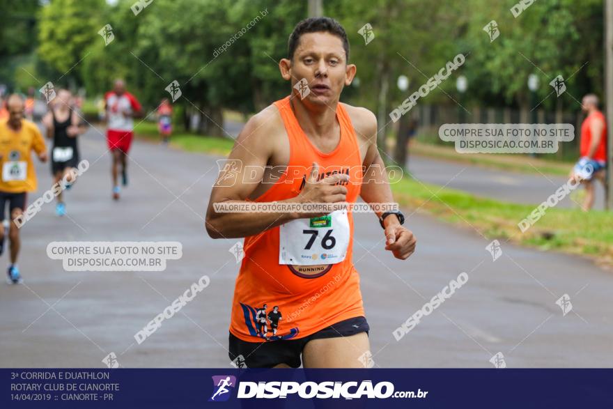 3ª Corrida E Duathlon Rotary Club De Cianorte