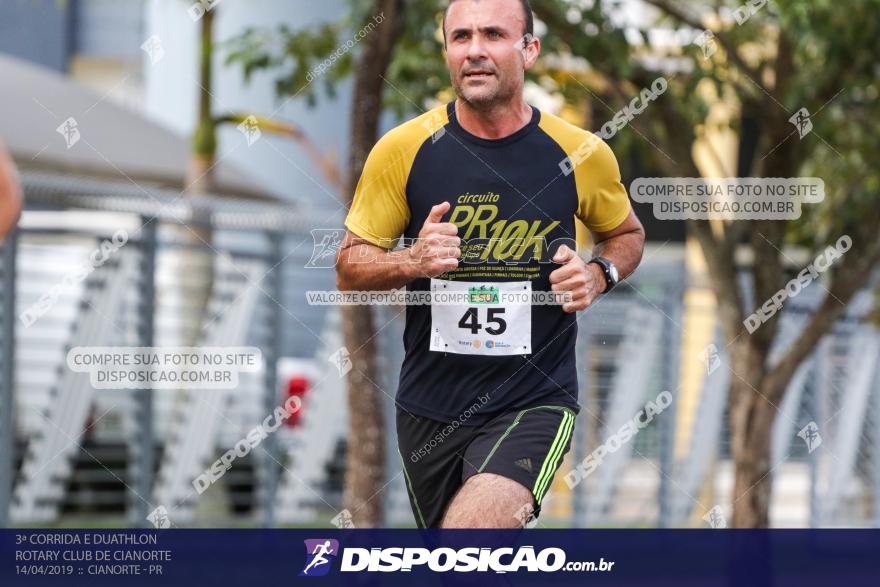 3ª Corrida E Duathlon Rotary Club De Cianorte