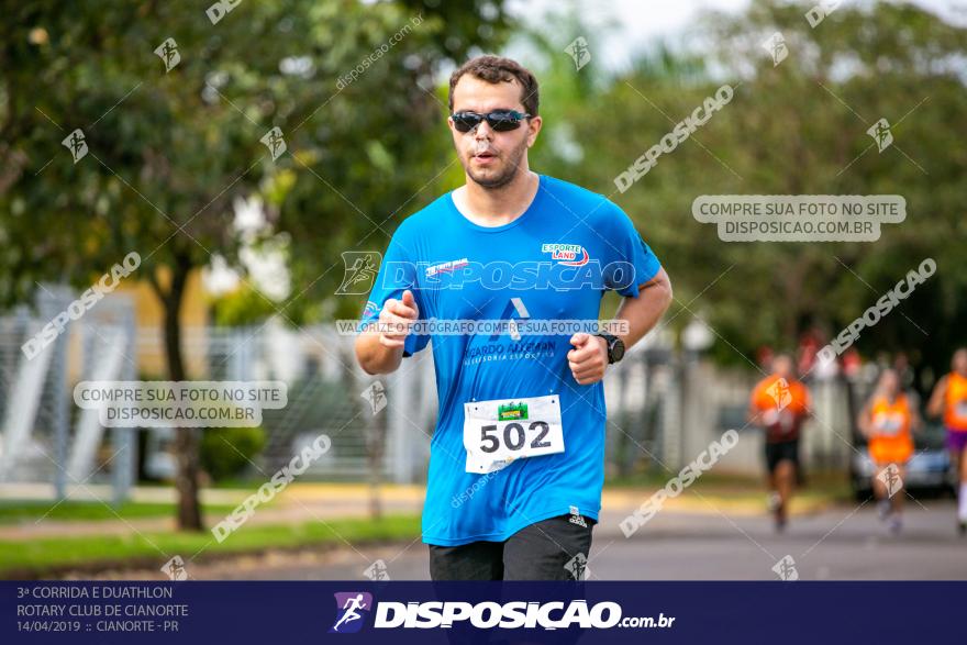 3ª Corrida E Duathlon Rotary Club De Cianorte