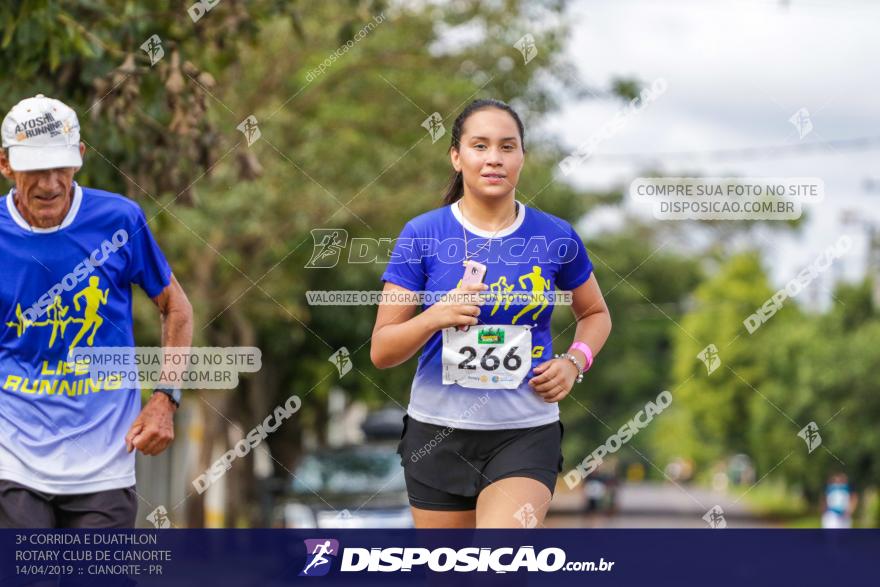 3ª Corrida E Duathlon Rotary Club De Cianorte