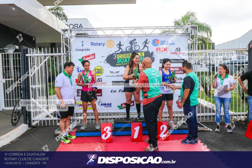 3ª Corrida E Duathlon Rotary Club De Cianorte