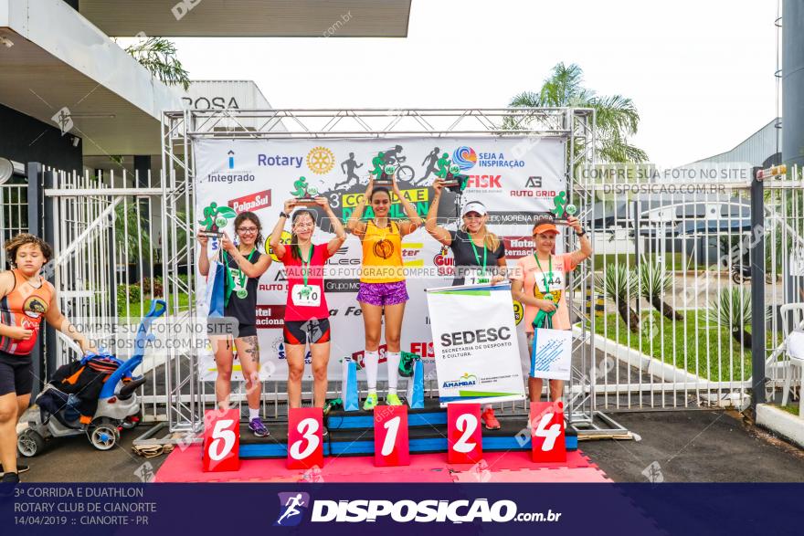 3ª Corrida E Duathlon Rotary Club De Cianorte