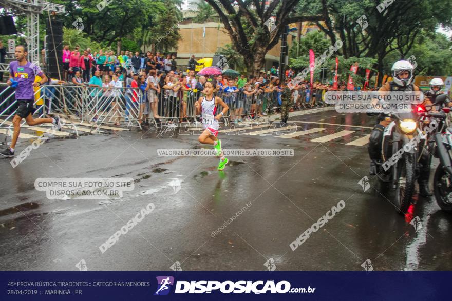 45ª Prova Rústica Tiradentes :: Categorias Menores