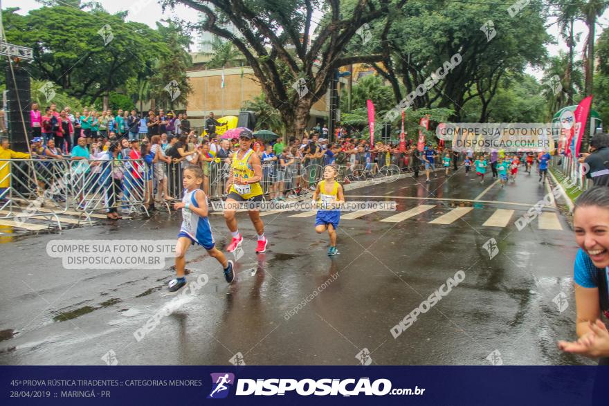 45ª Prova Rústica Tiradentes :: Categorias Menores