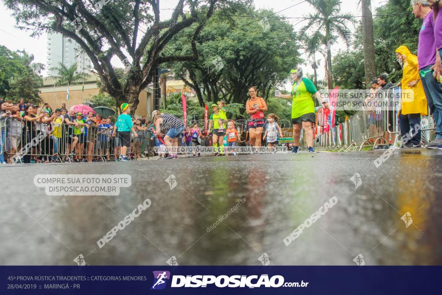 45ª Prova Rústica Tiradentes :: Categorias Menores