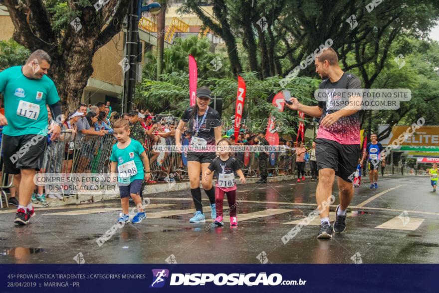 45ª Prova Rústica Tiradentes :: Categorias Menores