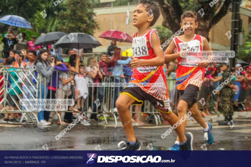 45ª Prova Rústica Tiradentes :: Categorias Menores