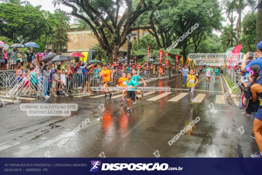 45ª Prova Rústica Tiradentes :: Categorias Menores