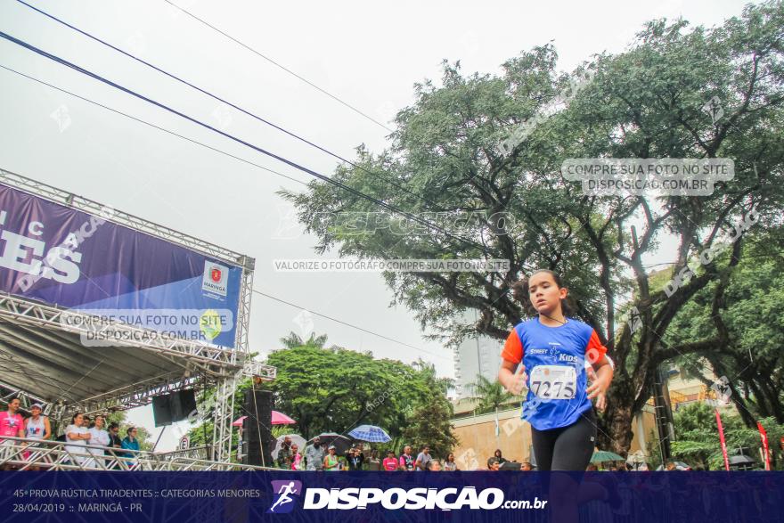 45ª Prova Rústica Tiradentes :: Categorias Menores