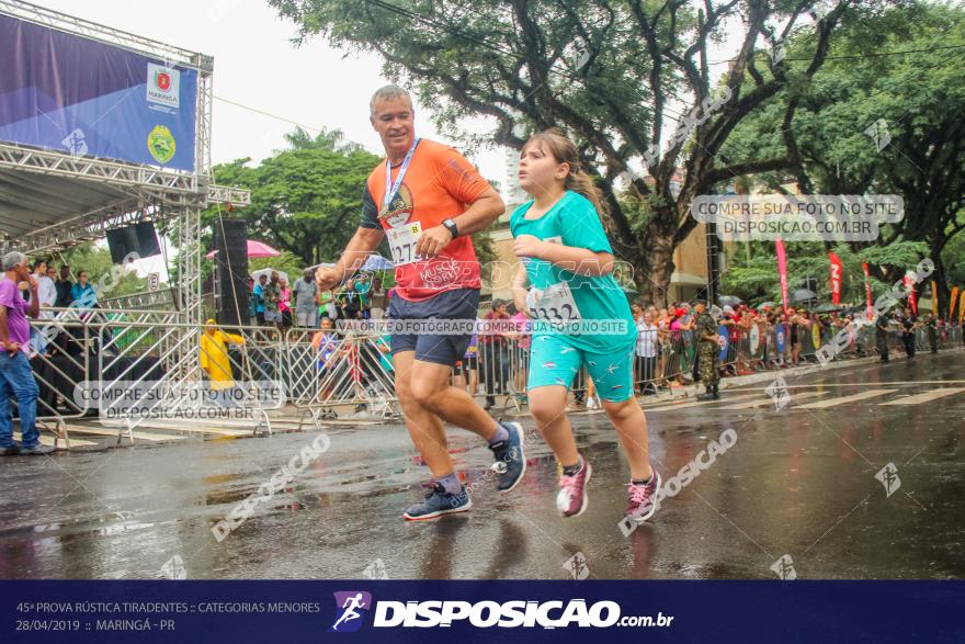 45ª Prova Rústica Tiradentes :: Categorias Menores