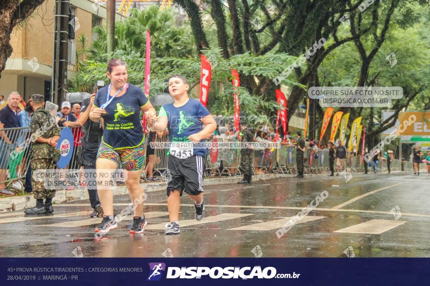 45ª Prova Rústica Tiradentes :: Categorias Menores