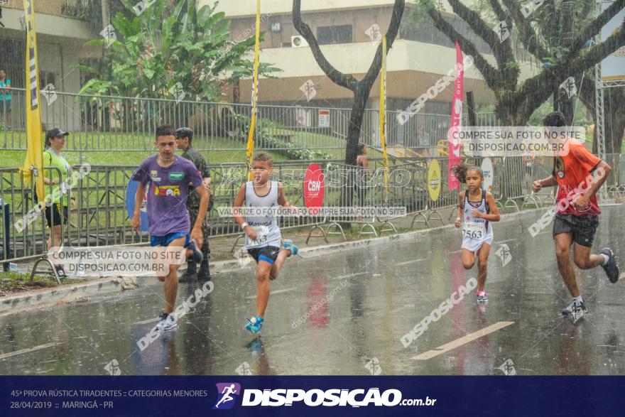 45ª Prova Rústica Tiradentes :: Categorias Menores