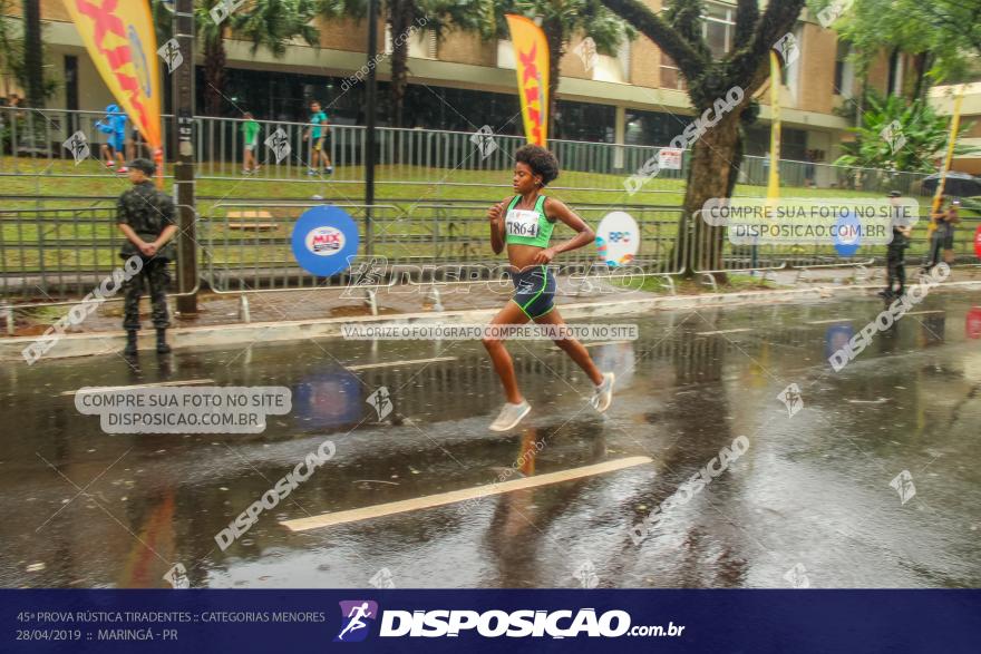 45ª Prova Rústica Tiradentes :: Categorias Menores