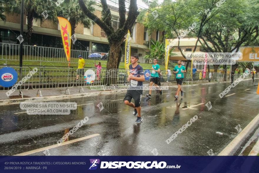 45ª Prova Rústica Tiradentes :: Categorias Menores