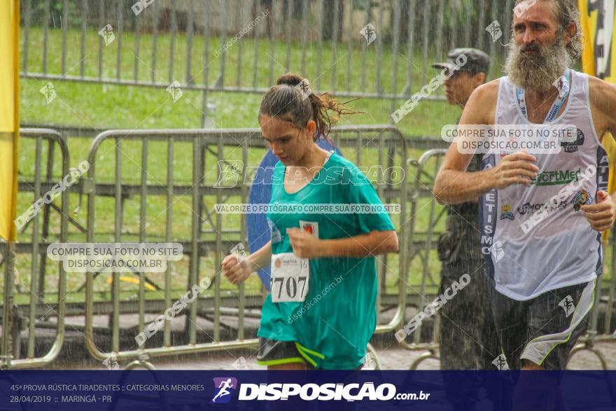 45ª Prova Rústica Tiradentes :: Categorias Menores